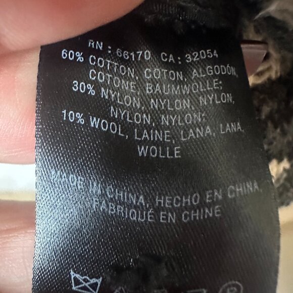 Rosie Neira Anthropologie  Cardigan Sweater M wool blend button up snowflakes - Picture 6 of 7